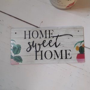 Mini Home Decor Rustic Hanging Sign- Home Sweet Home